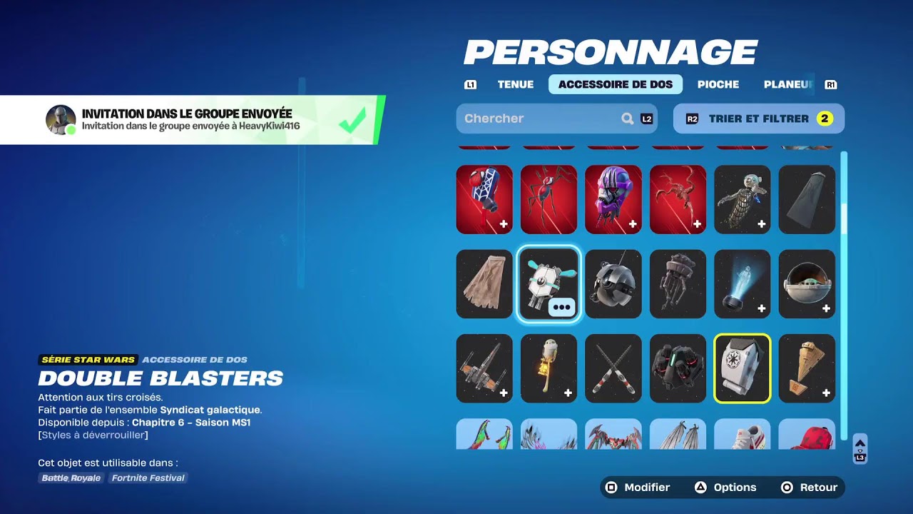 Fortnite évènement STAR WARS go la saison 4 chapitre 6