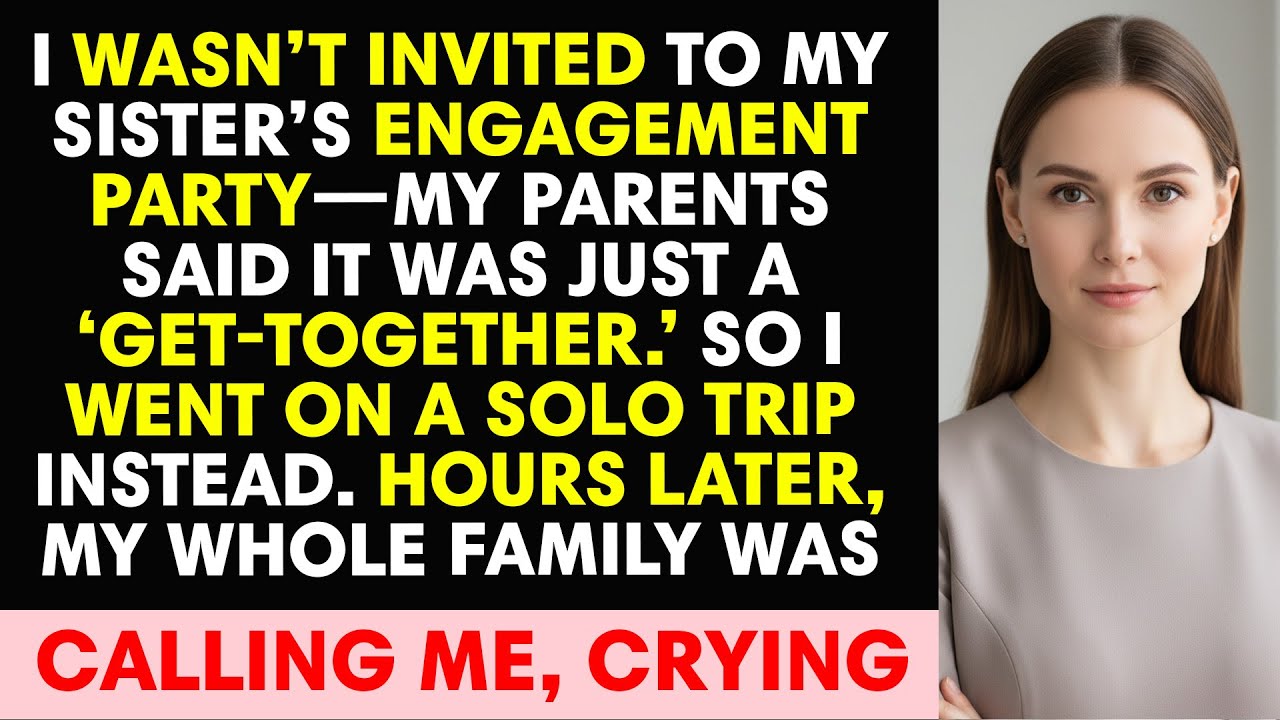 I Wasn’t Invited To My Sister’s Engagement Party—My Parents Said It Was Just A ‘Get-Together.’ So I