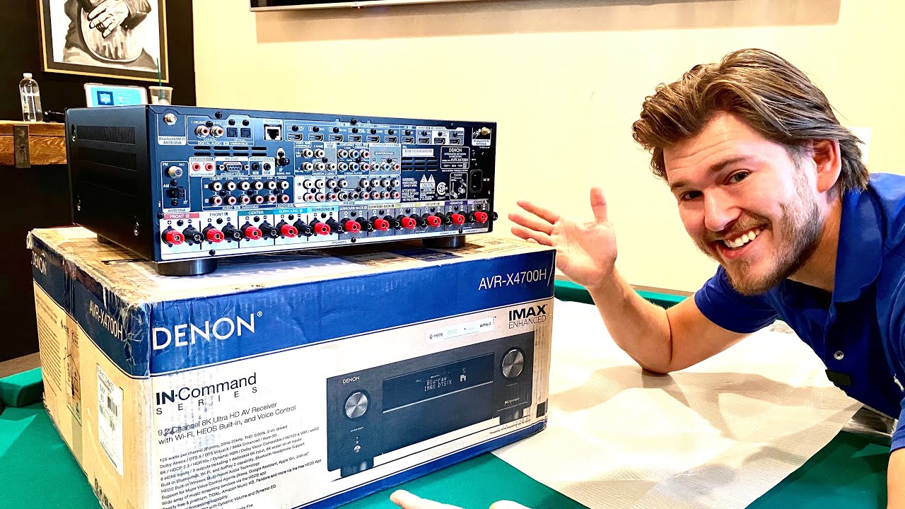 New Denon 4700H 8K AVR Unboxing and Overview