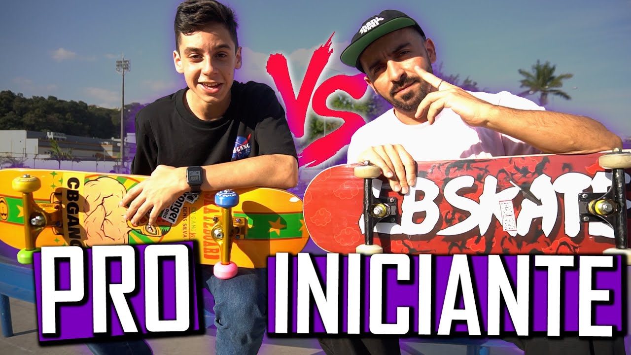 SKATE INCIANTE vs PROFISSIONAL