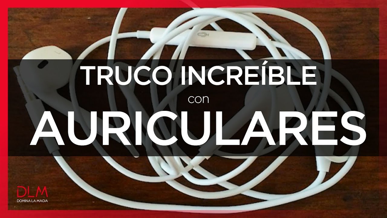 Truco INCREÍBLE con Auriculares - Aprender Magia Gratis con Objetos