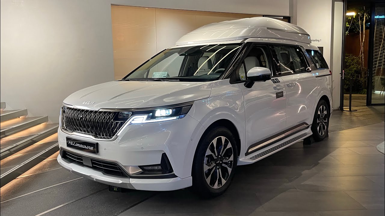 2023 KIA Carnival HI-Limousine 'Snow White Pearl' 7 Seats EXTERIOR/INTERIOR Walkaround in 4K (ASMR)