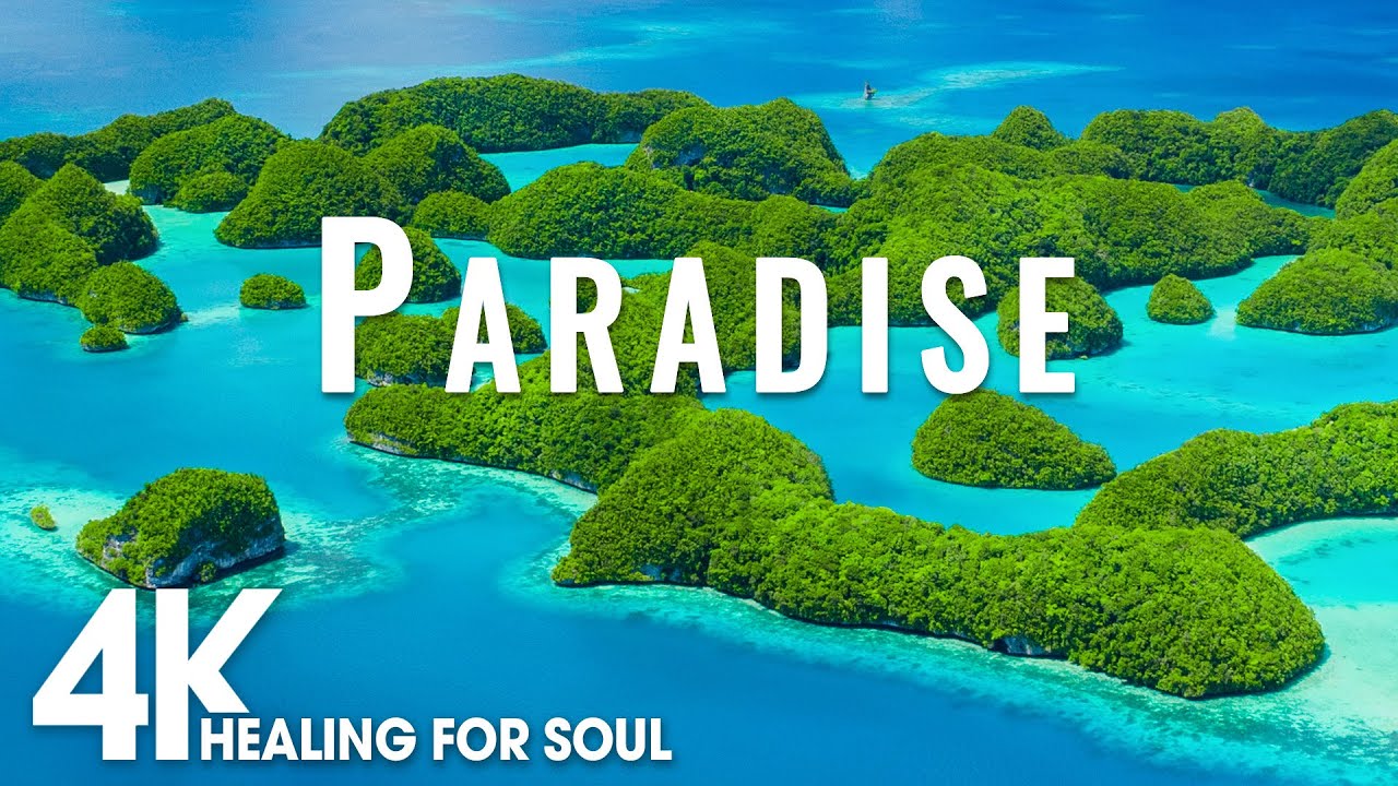 PARADISE Islands 4K ULTRA HD - Soothing Music Along With Beautiful Nature Videos - 4K Video Ultra HD