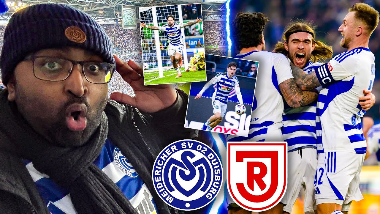 SUSSEK FLANKT - BITTER & LOBINGER TOR! 🦓🤍💙 MSV Duisburg - SSV Jahn Regensburg🔥✅ | STADIONVLOG 31