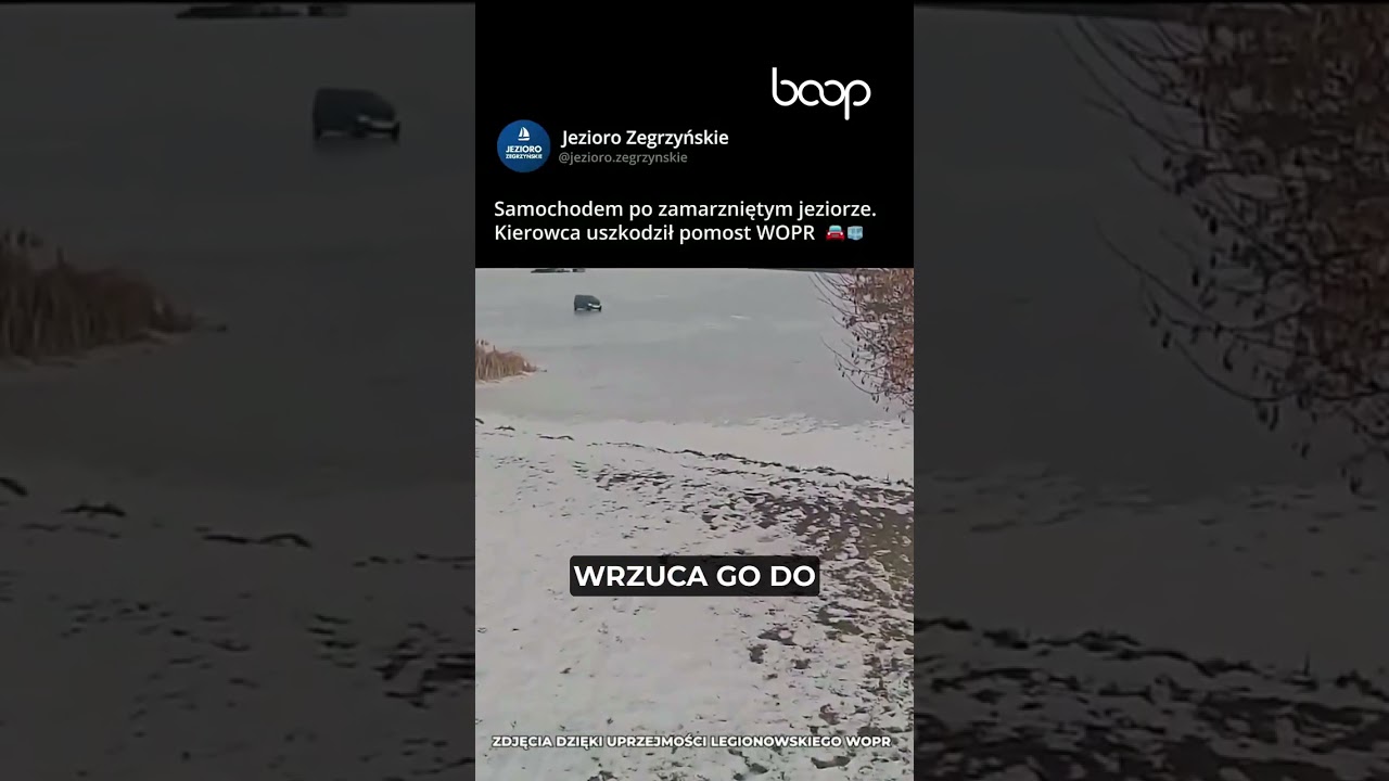 80-latek chciał ominąć korek
