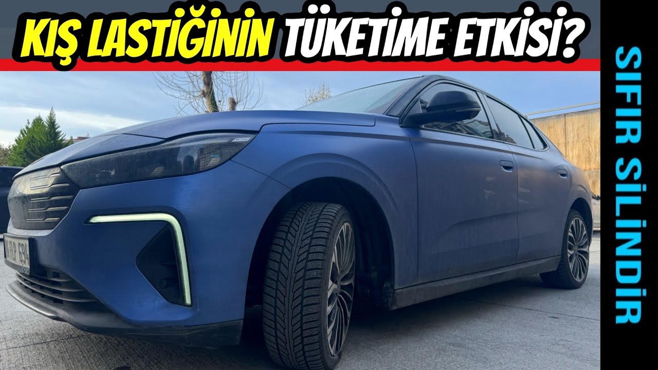 Kış Lastiği vs Yaz Lastiği Togg T10F Tüketim Karşılaştırması | 75km Yan Yana Otoyol Testi
