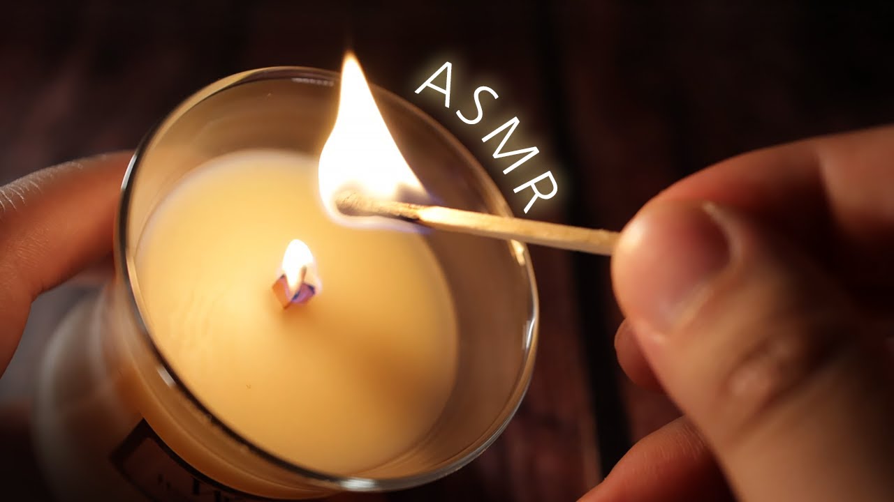 ASMR Best Candle Sound Tingle потрясающий🕯 잠이 솔솔 오는 캔들 소리