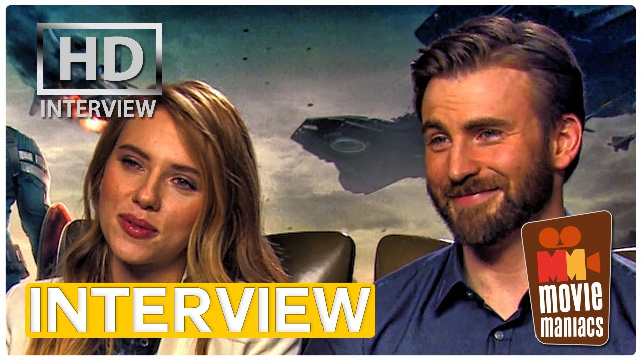 Captain America 2 Stars play the SUPERHERO GAME | Scarlett Johansson, Chris Evans