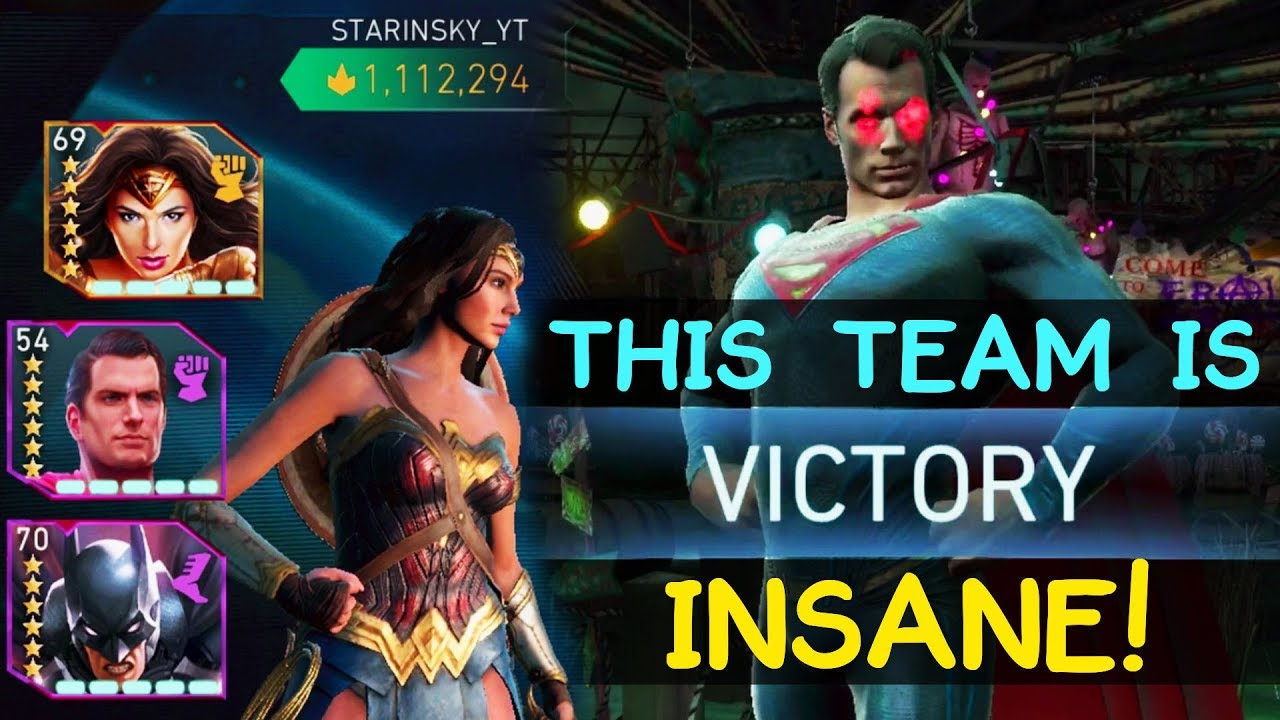 Injustice 2 Mobile. BEST Justice League Team Gameplay. Superman is INSANE! Unbeatable in Arena.