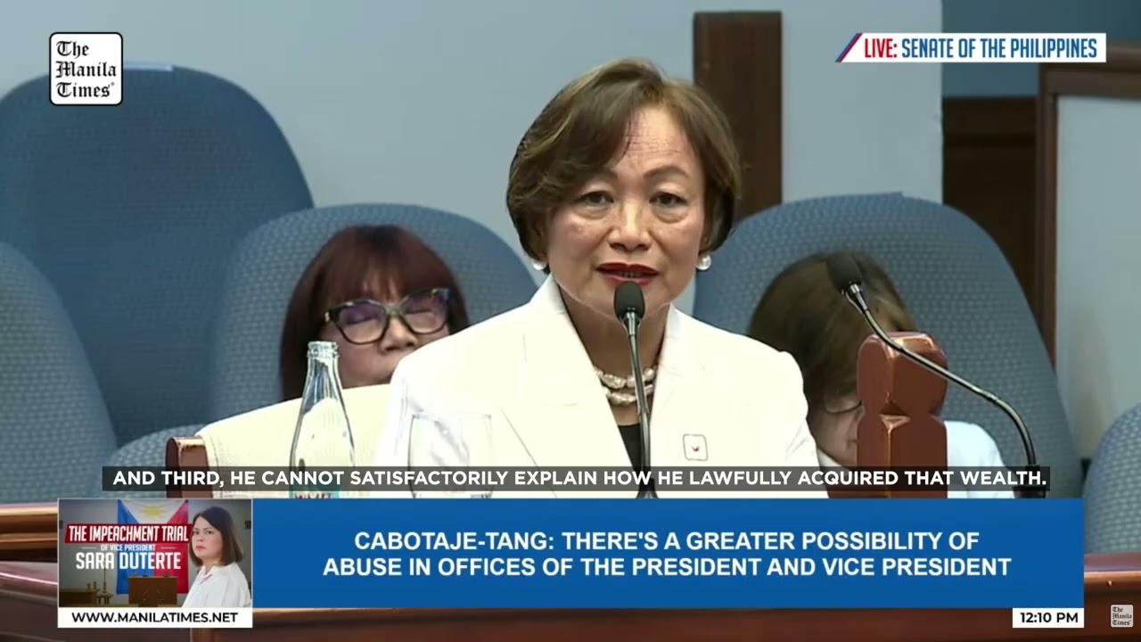 Ejercito asks: Can wealth acquired before public office be considered unexplained wealth?