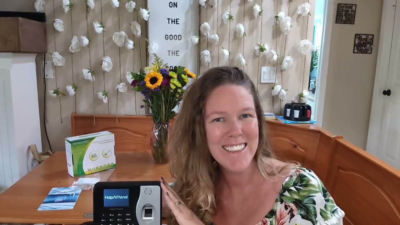 Upgraded HapAttend H3 Time Clock - 0 Monthly Fee Fingerprint&RFID Clocking in Machine Unboxing Video