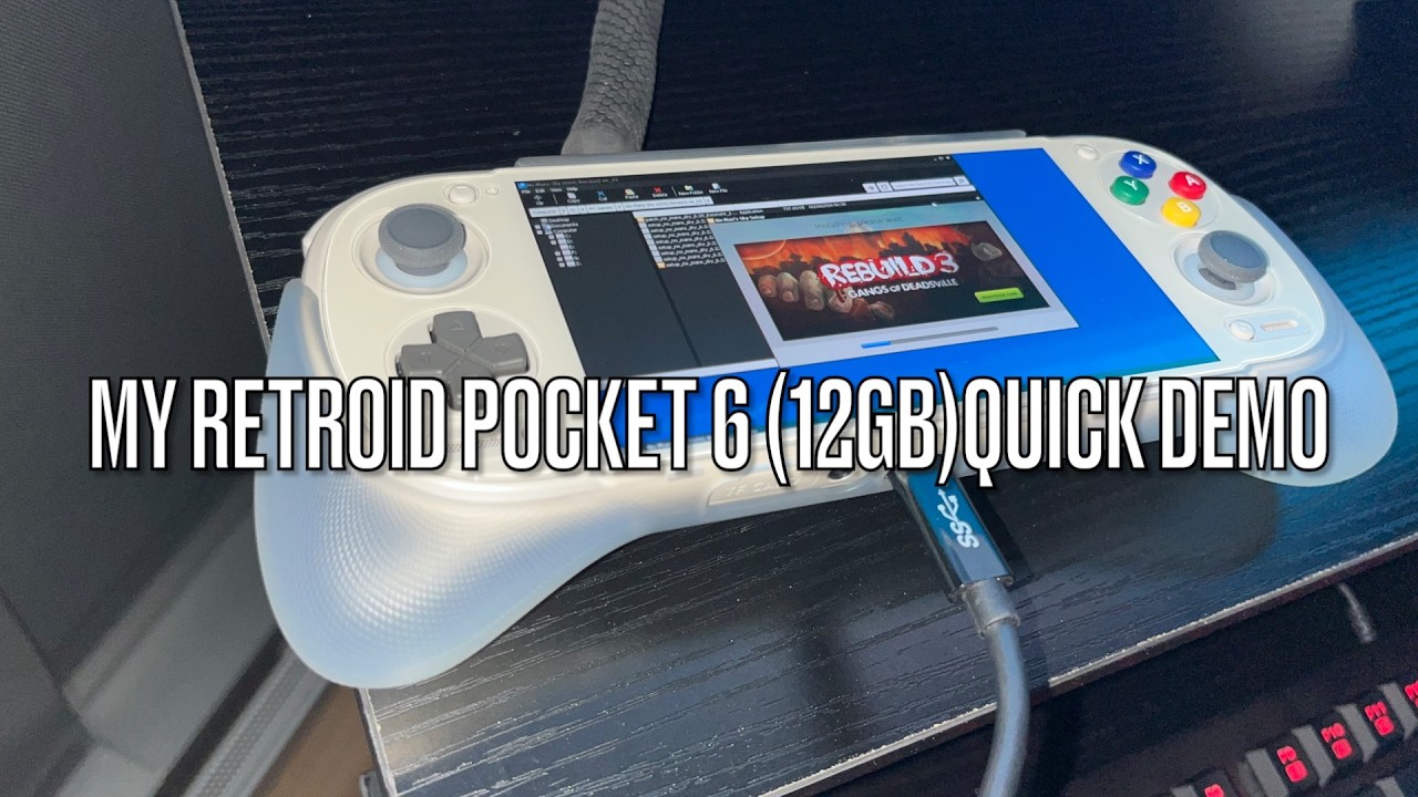 My Retroid Pocket 6 - Whats on my RP6 and some very quick demos