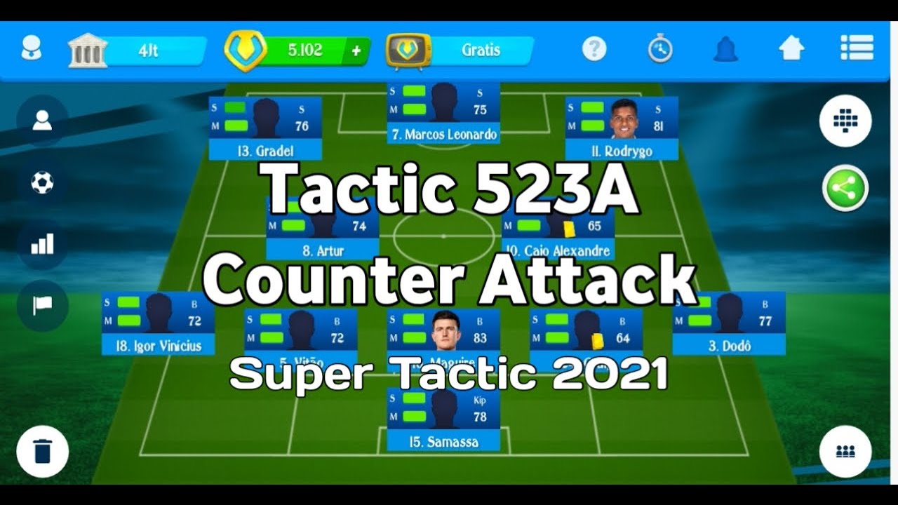 OSM Tactic 2021!!! Tactic 523A Counter Attack (english version)