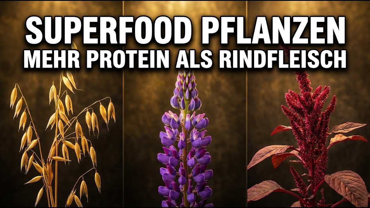 20 Superfood-Pflanzen mit mehr Protein als Rindfleisch