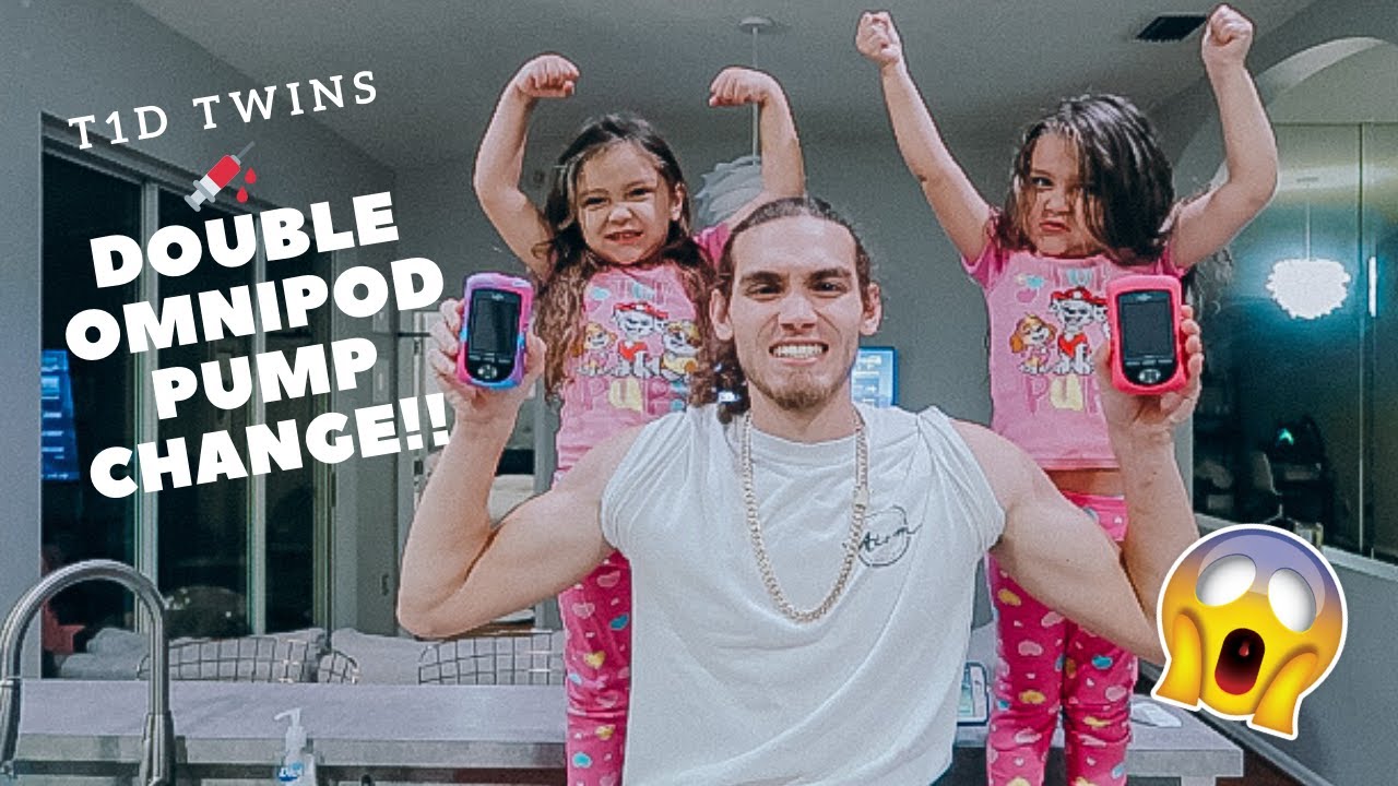 DOUBLE Pump Change | TYPE ONE DIABETIC TWINS