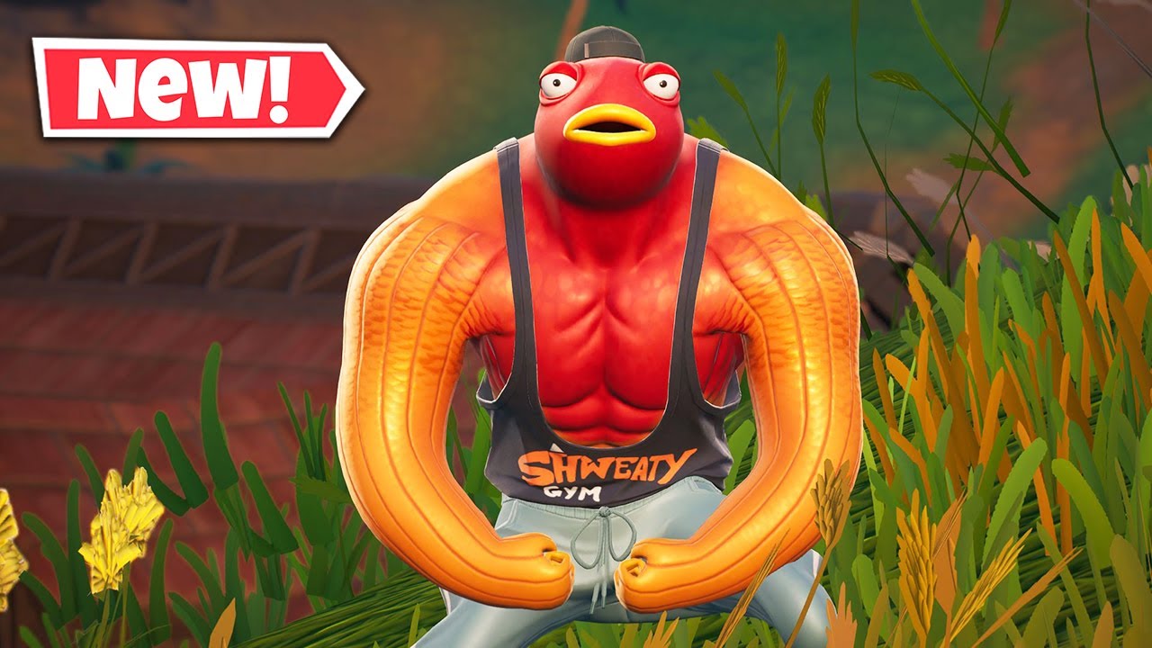 New FISH THICC Skin Gameplay in Fortnite!