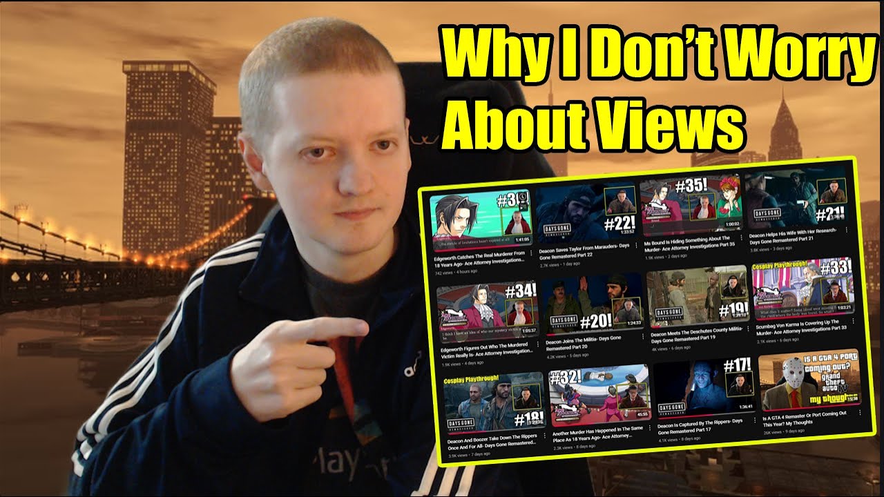 Why I Don't Worry About Views And Play What Games I Want And Channel Update