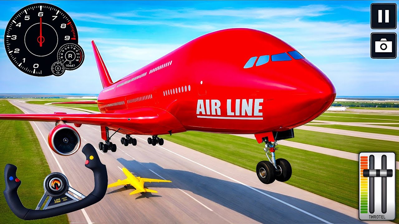 Flight Airplane City Pilot Simulator - Boeing Emergency Landing Disaster 😱🔥 (Android Gameplay)