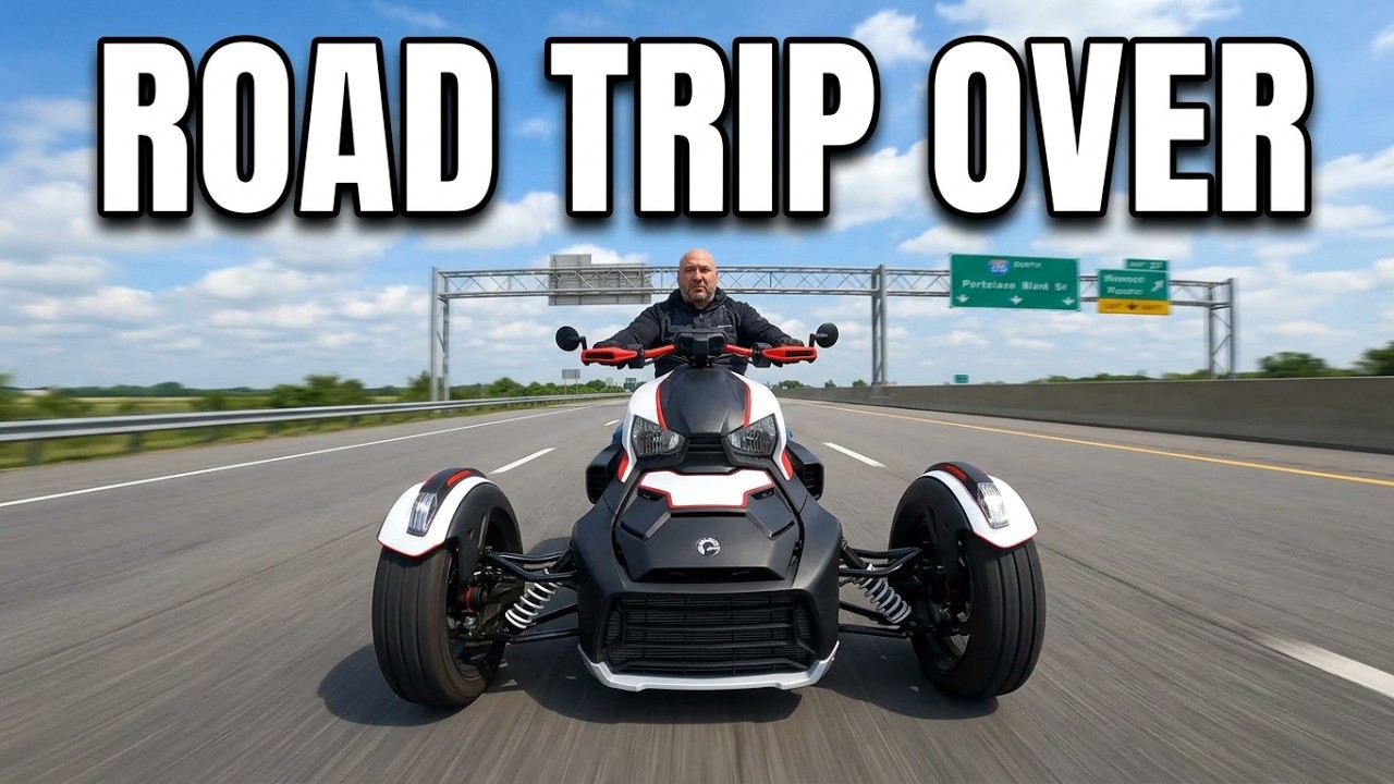 Canam Ryker Ryder long trip back home 644 miles to Port Saint Lucie FL #vincode17 #subscribe