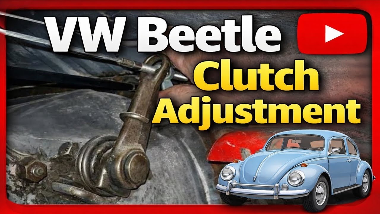 Регулировка сцепления VW Beetle - Super Beetle! Очень просто! IRS или Swingaxle