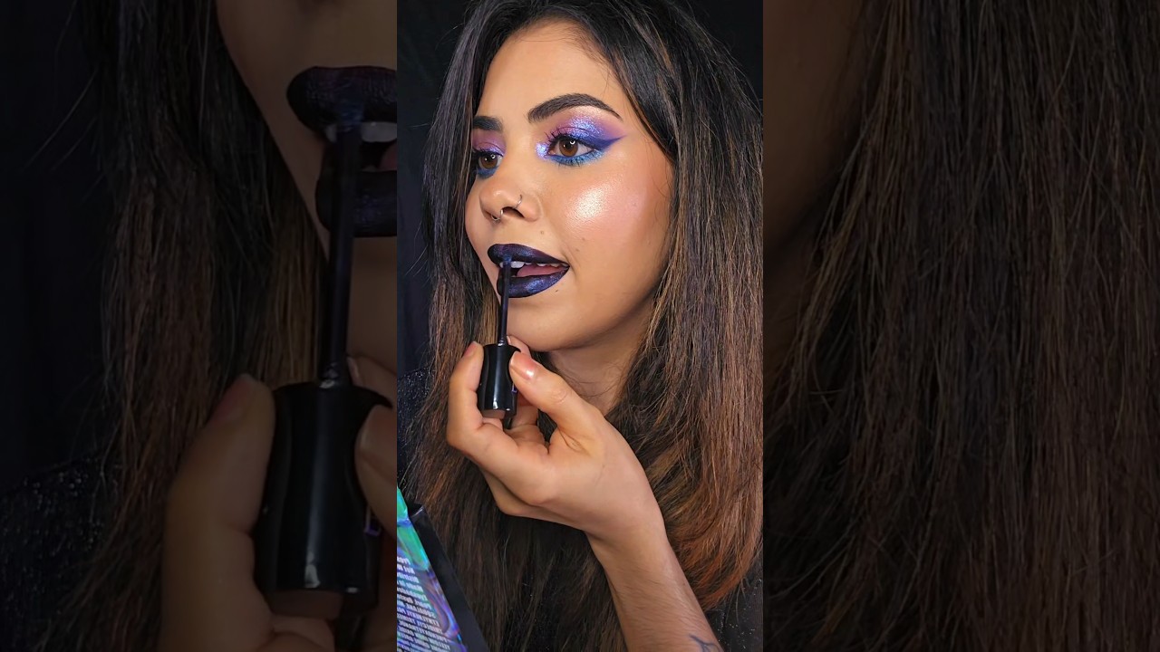 black Moon cosmetics sorrow #lipstick #blackmooncosmetics #blacklipstick #bluelipstick #indiemakeup
