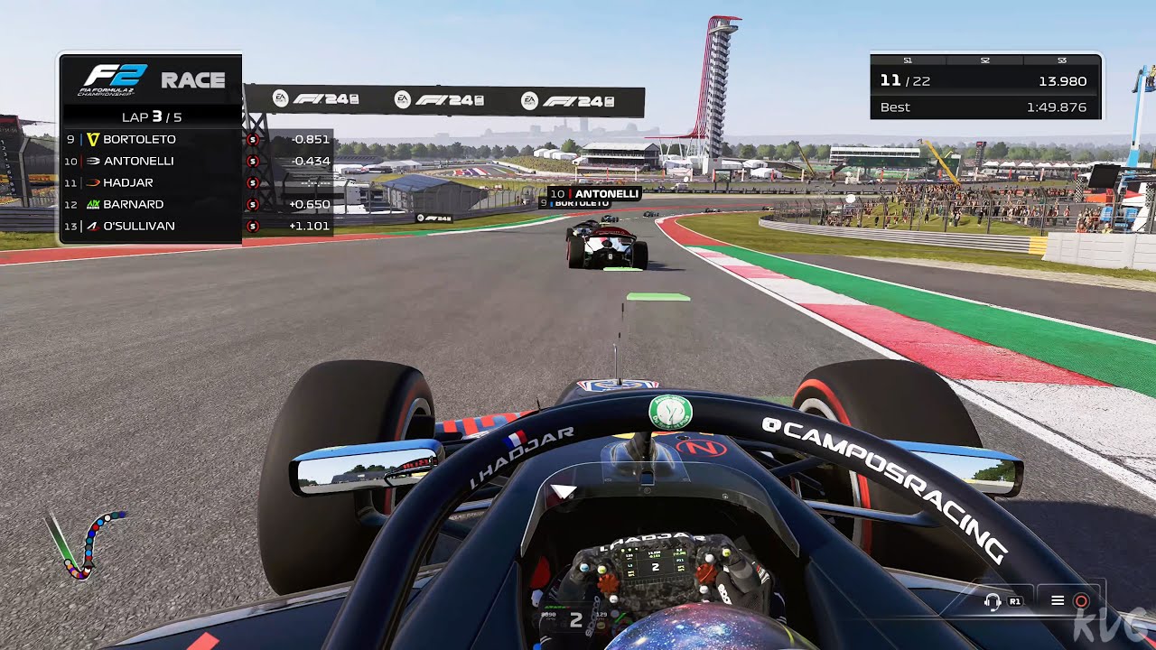 F1 24 - Isack Hadjar (FIA Formula 2 2024) - Gameplay (PS5 UHD) [4K60FPS]