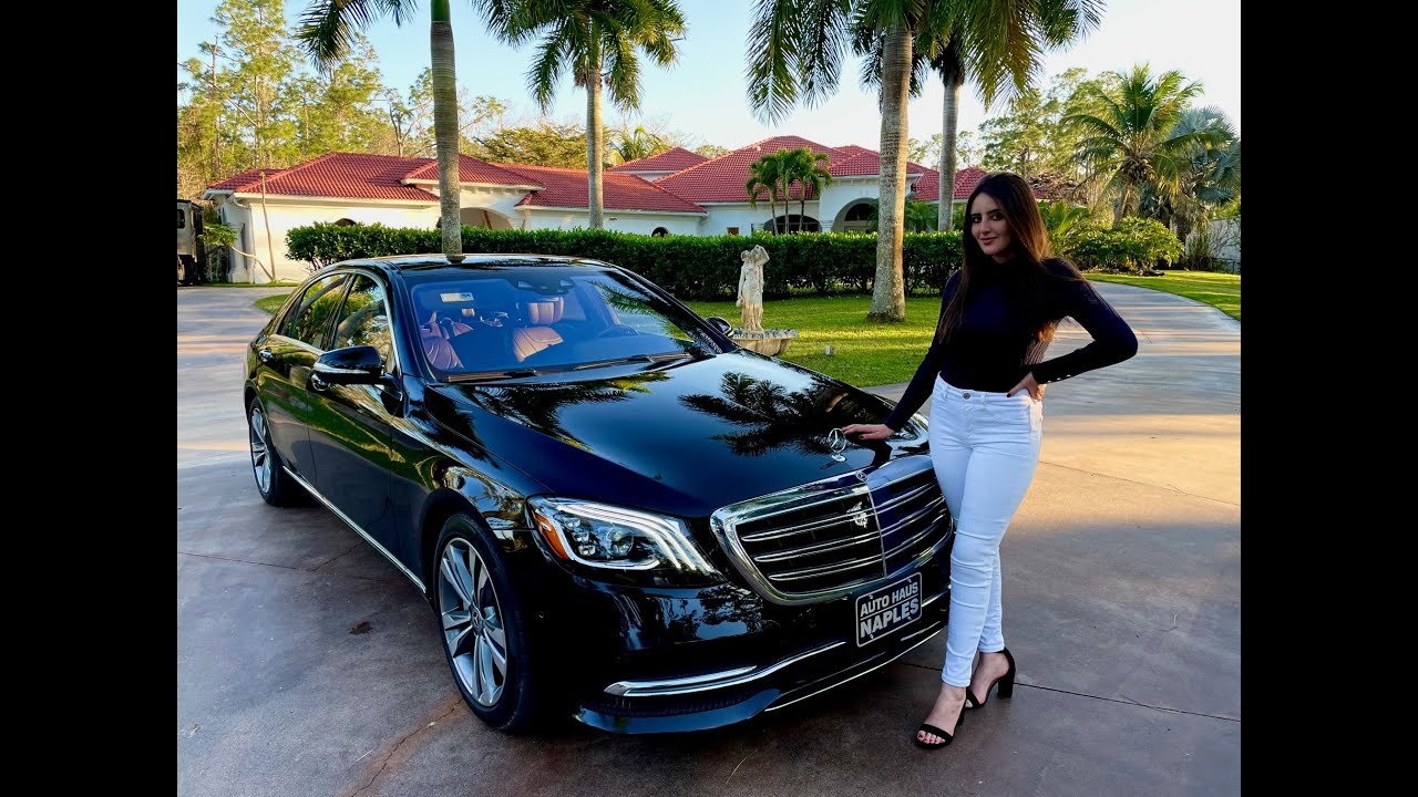 2018 Mercedes-Benz S450 Sedan, only 6925 Miles, for sale at www.AutohausNaples.com 239-263-8500