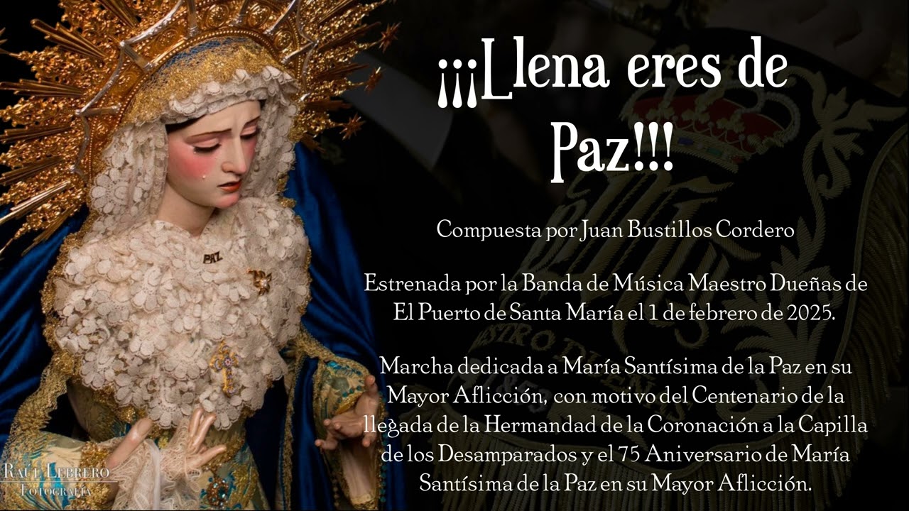 ¡¡¡Llena eres de Paz!!!