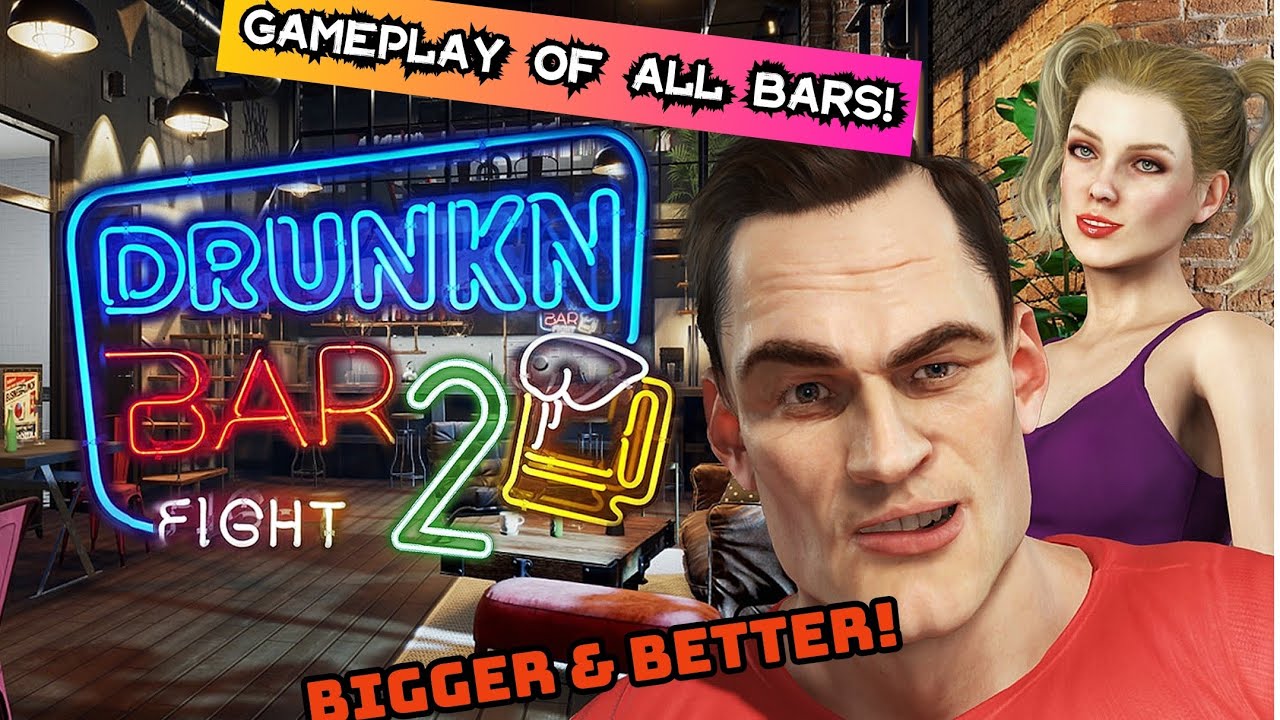 DRUNKN BAR FIGHT 2 уже здесь! Геймплей Quest 2 во всех барах и обзор