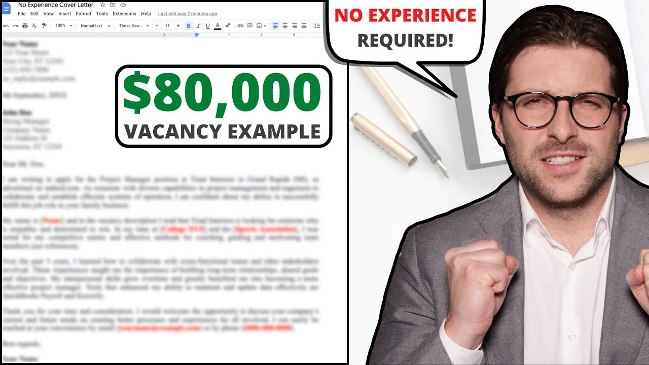 How To Write THE PERFECT Cover Letter (2024) | [Example Included]