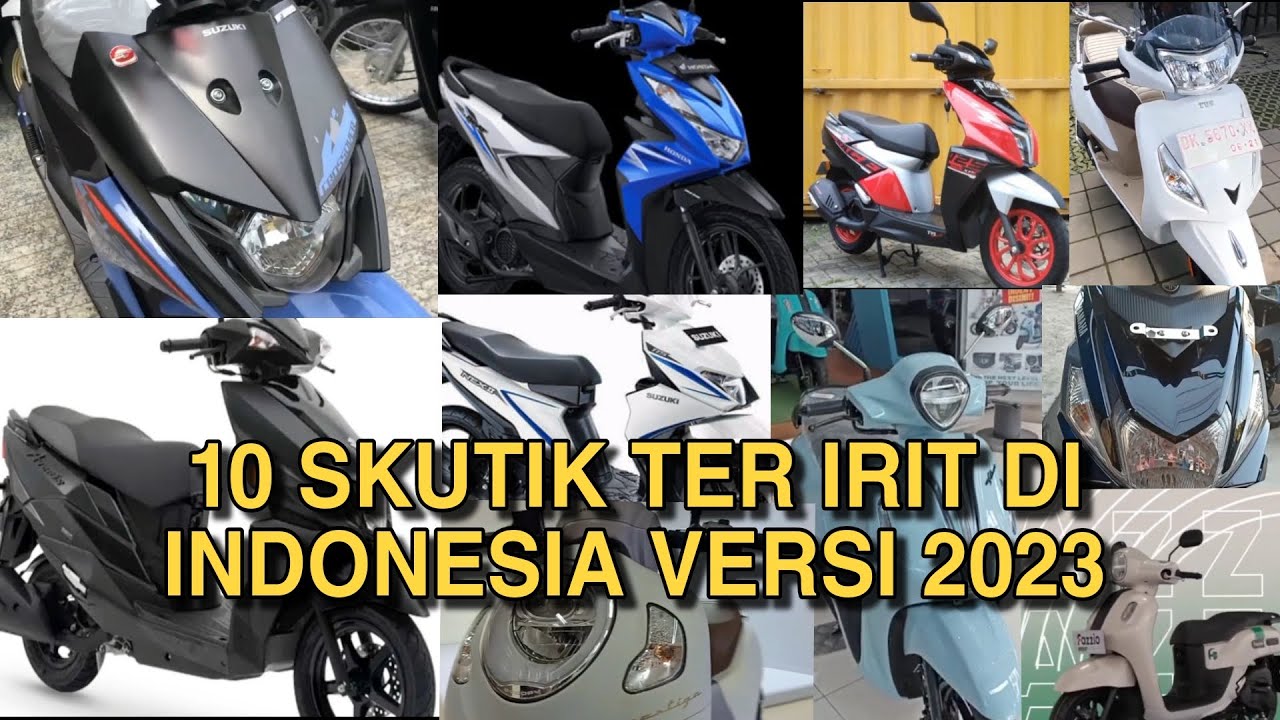 10 SKUTIK PALING IRIT di Indonesia Versi 2023, Honda Ditempel Ketat Dua Matik India🔥