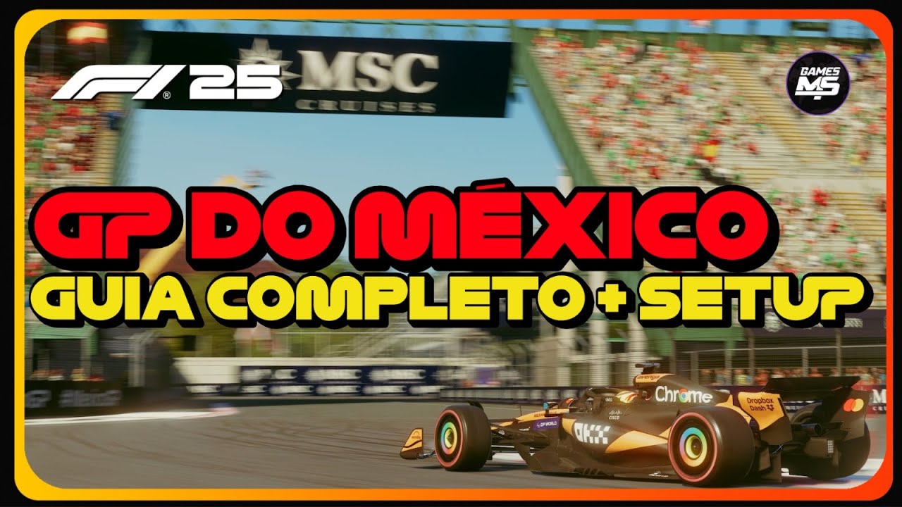 F1 2025 GUIA COMPLETO GP DO MÉXICO | HOTLAP + SETUP PARA CORRIDA | 1:14'9