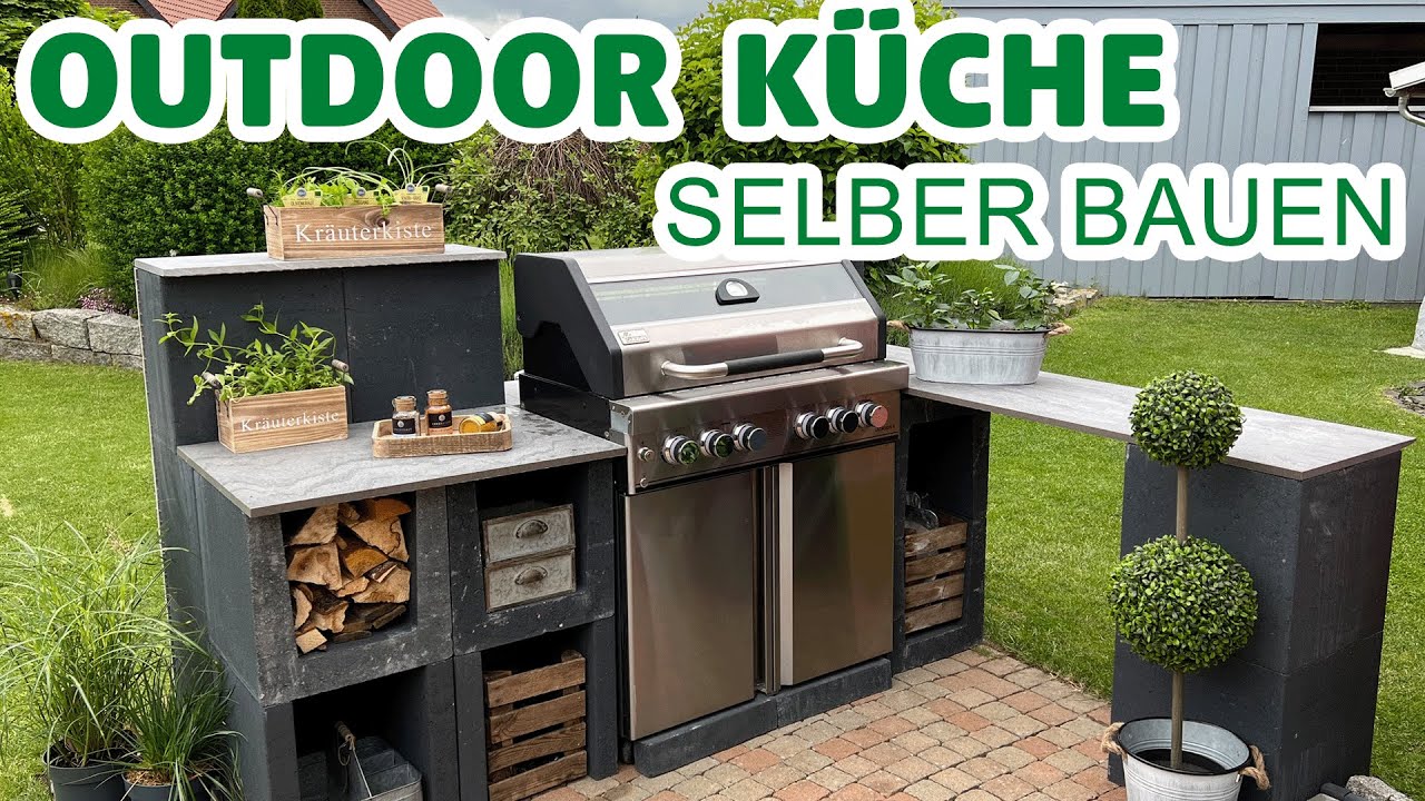 Outdoor Küche selber bauen - die perfekte Grillecke | Outdoor Kitchen DIY