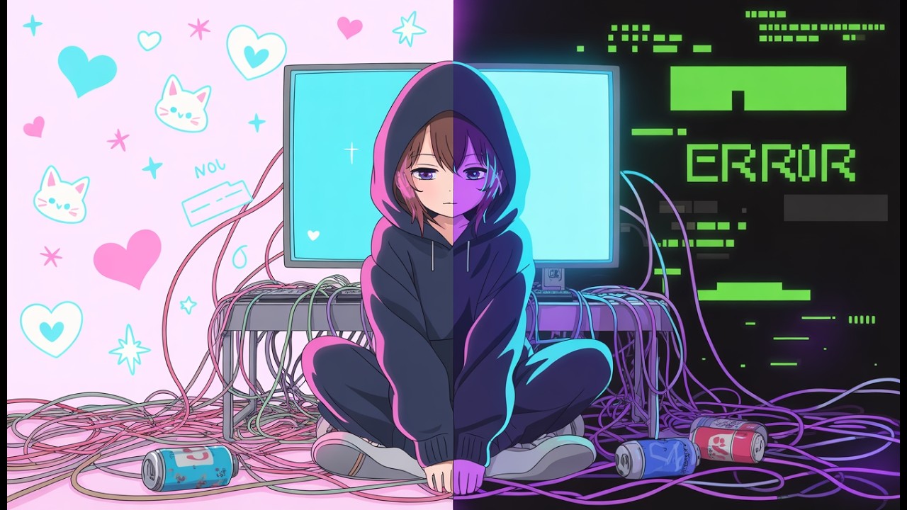 Digital Hikikomori 🌐👾 (Original Vocaloid / Glitchcore Mix) • Catphones Sounds