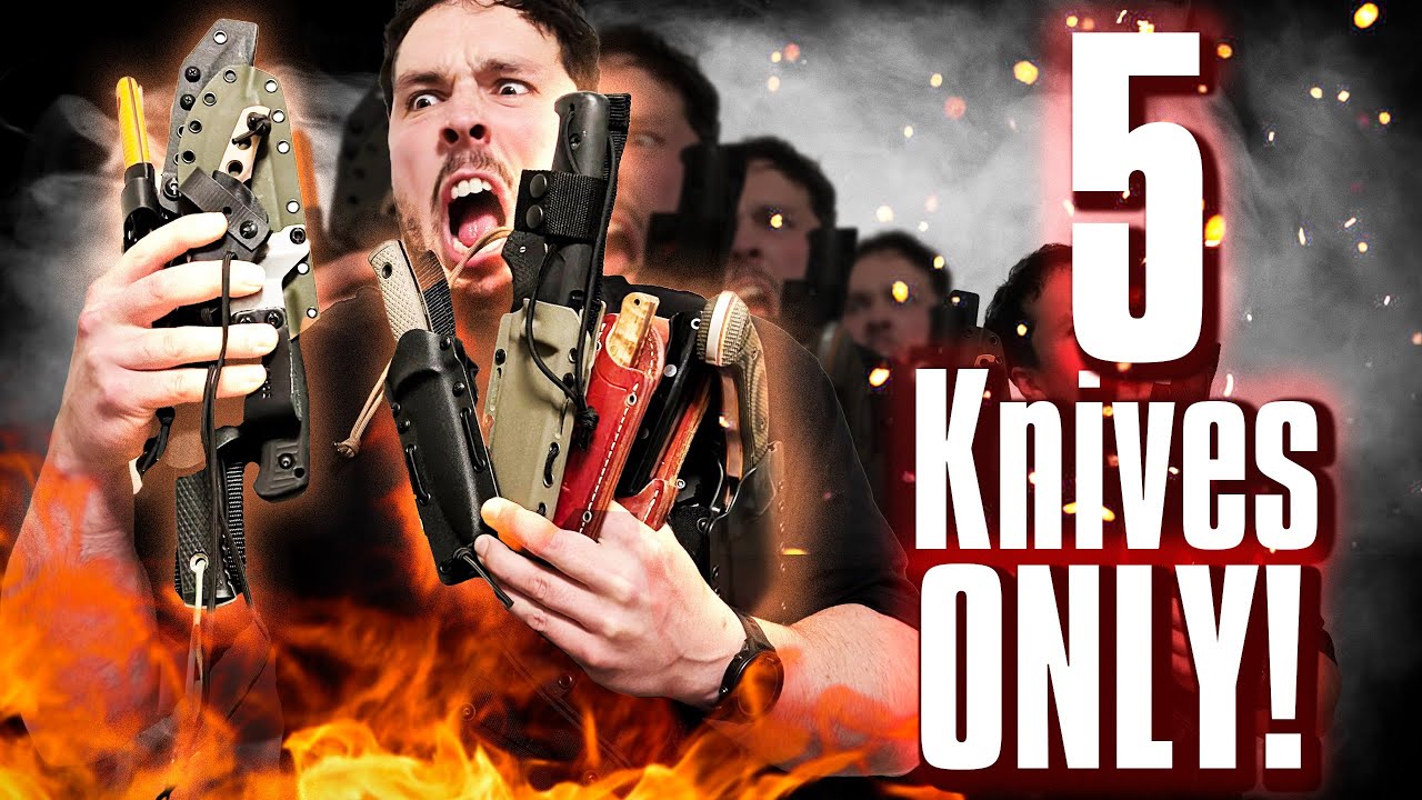 If You Could ONLY Keep 5 Knives...It should be these!!!