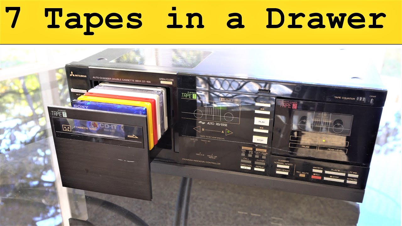 Mitsubishi 7-Tape Cassette Changer (1985) and others!