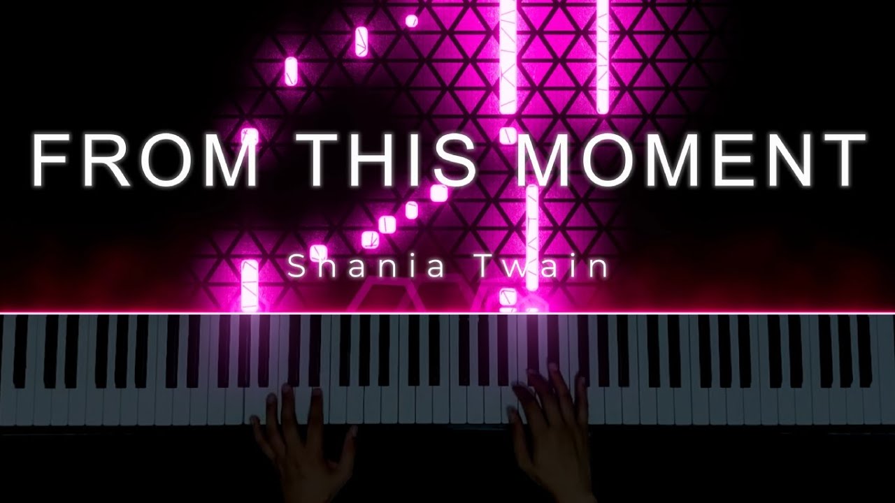 From This Moment - Shania Twain | Piano Instrumental with Pads