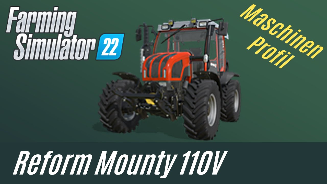 LS22 Hay & Forage DLC: Reform Mounty 110V