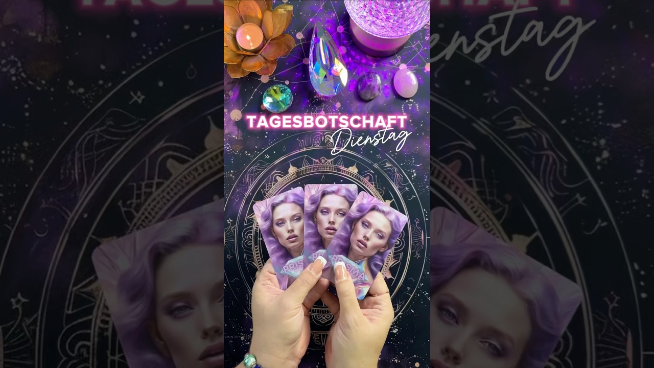 TAGESBOTSCHAFT &bdquo;Dienstag&ldquo; #tagesbotschaft #tagesorakel #tageskarte #orakel #orakelbotschaft
