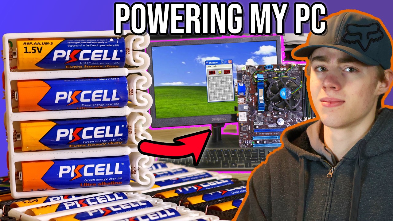 How Many AA Batteries Does it Take to Power A PC Setup?