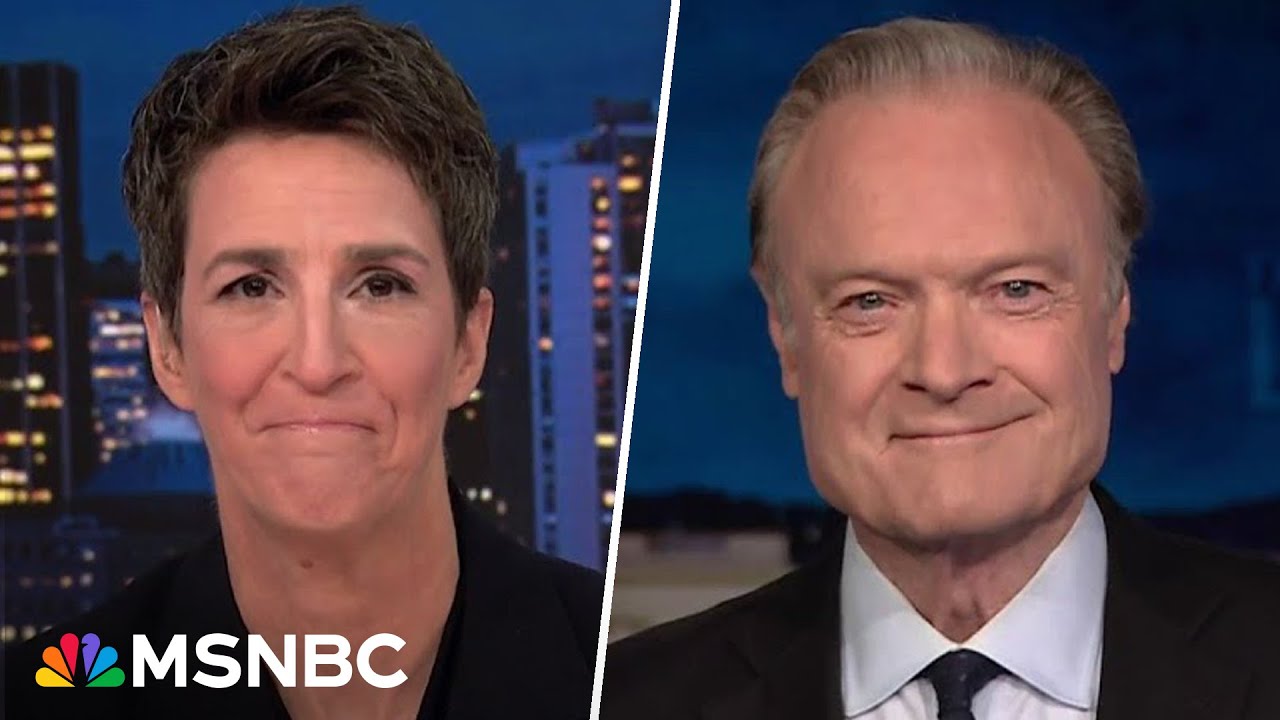 'Stand up for our country': Rachel joins Lawrence to discuss her Kamala Harris interview
