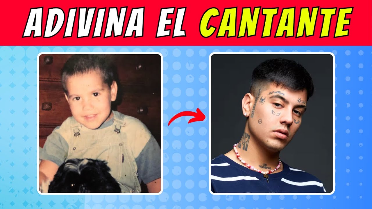 ADIVINA EL CANTANTE CUANDO NIÑO (2025) | QUIZ WAVEZ