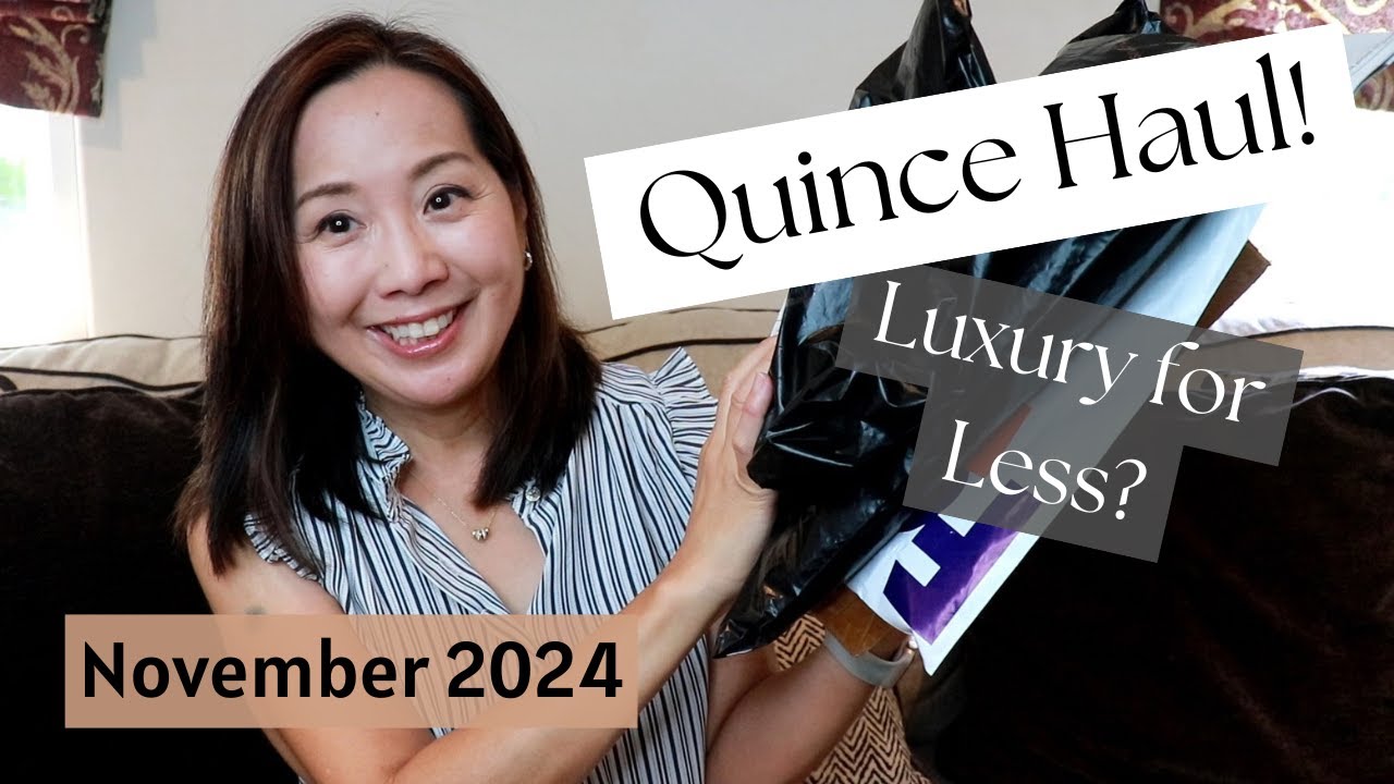 Quince Shopping Haul & Try-On | Luxury for Less? | Honest Review | November 2024