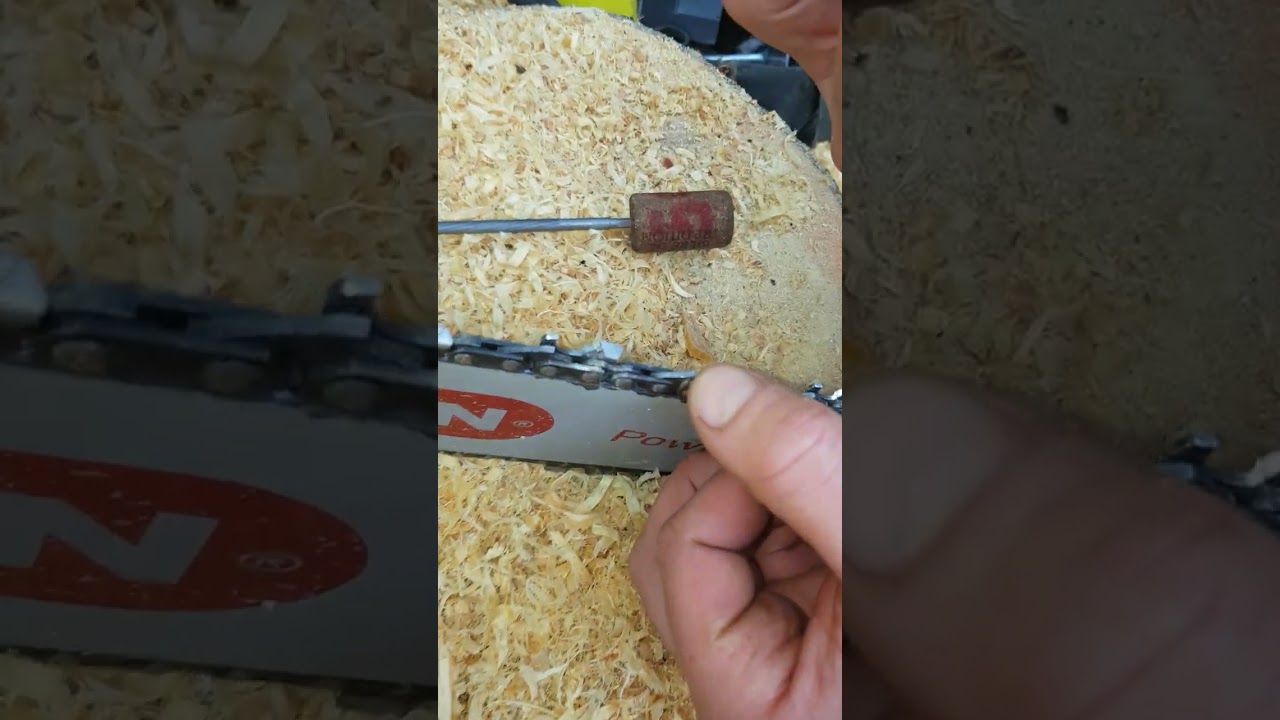 Guide d'Afûtage chaine tronconneuse lime ronde (A reproduire avec DES GANTS)