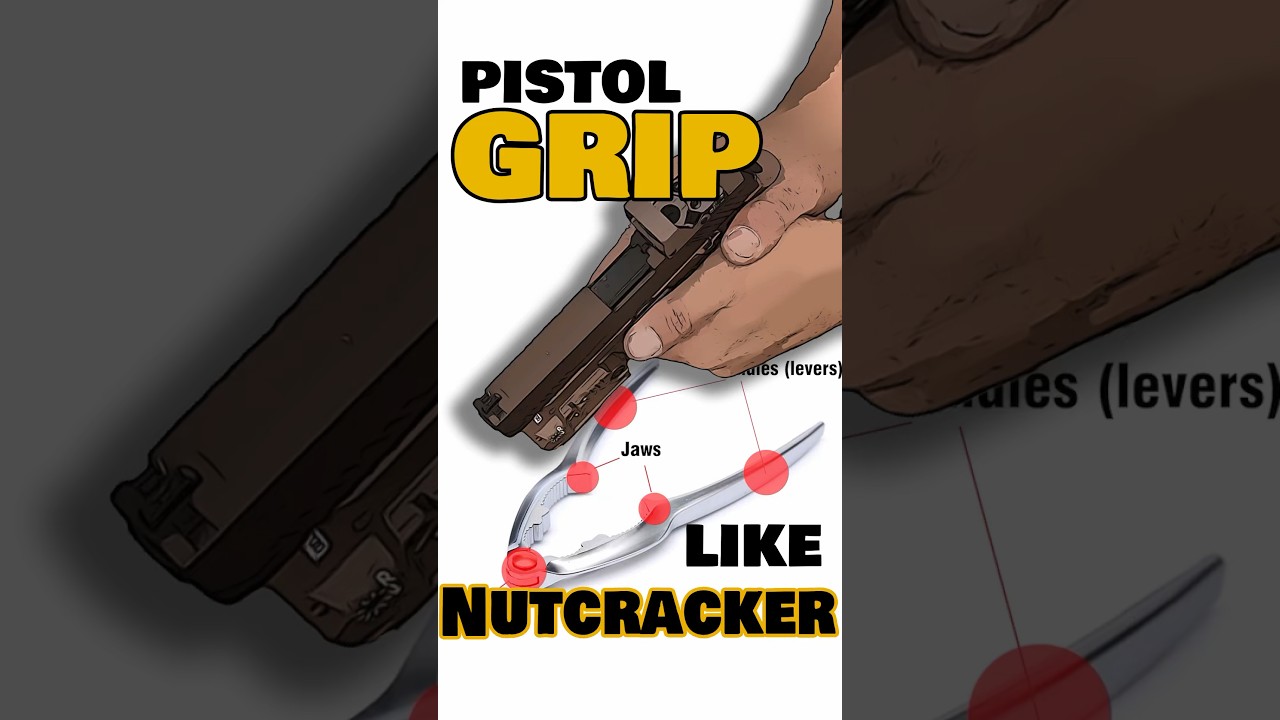 Mastering the Pistol Grip: Nutcracker Strength! #firearmstraining #shootingskills