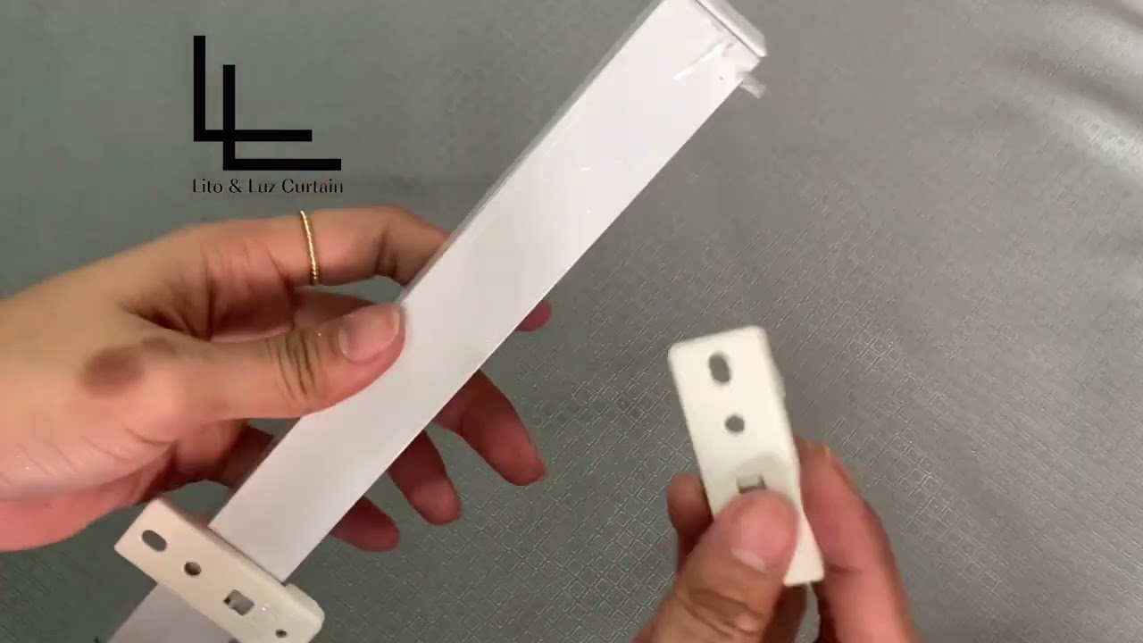 How to install S-Fold Curtain Track-ceiling mount by Lito and Luz Curtain