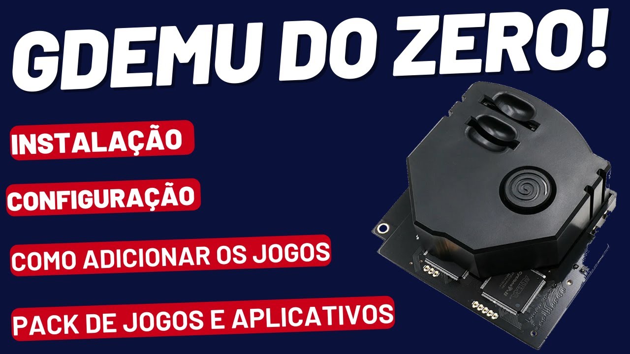GDEMU DO ZERO ! Como instalar, preparar o cartão sd e adicionar jogos + PACK  FULL SET DREAMCAST