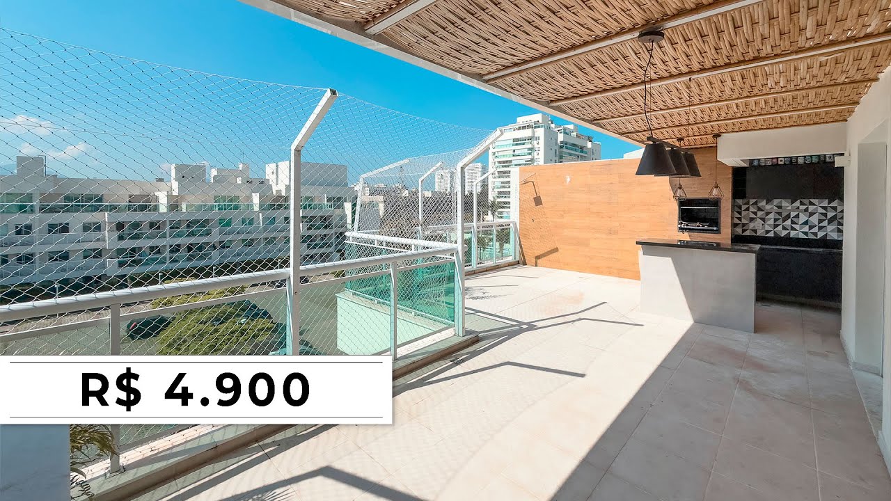 Cobertura no Recreio 3 quartos com Churrasqueira e Terraço