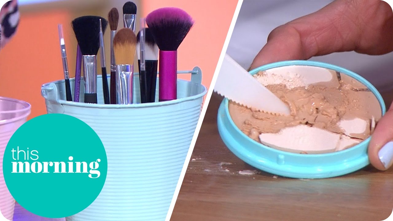 Beauty Life Hacks - Repair A Broken Powder And Organise Your Brushes | This Morning