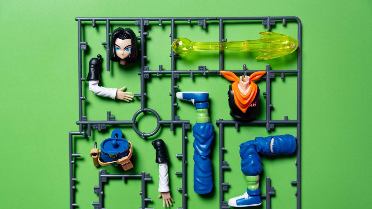 Speed build model kit Android 17 | ASMR | 4k | Otaku Kit Corner